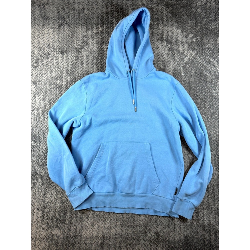 Sonneti Hoodie Mens Small Blue Cotton Fleece‎ Lined Performance Kangaroo Pocket
